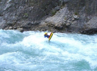  natación en aguas brava Castellane 